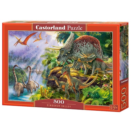 Castorland Dinosaur Valley Jigsaw Puzzle - 500 Piece B-53643